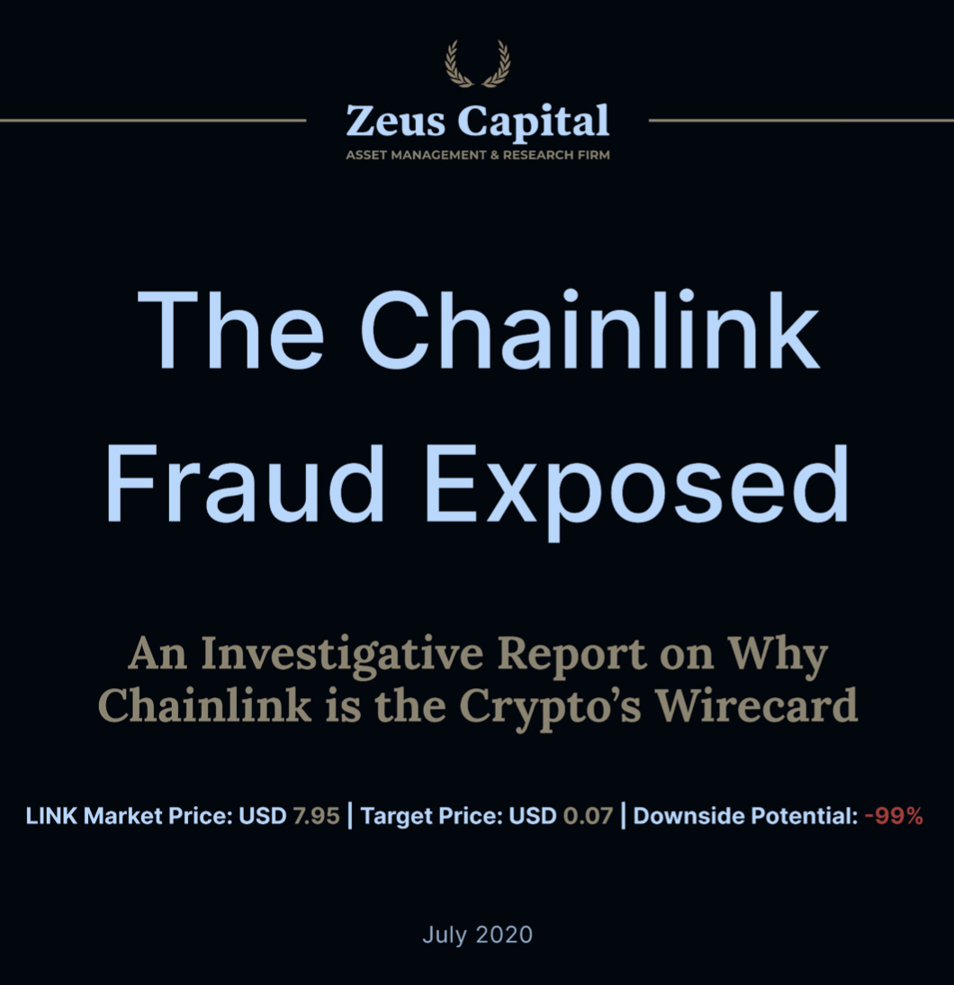 The Chainlink Fraud Exposed